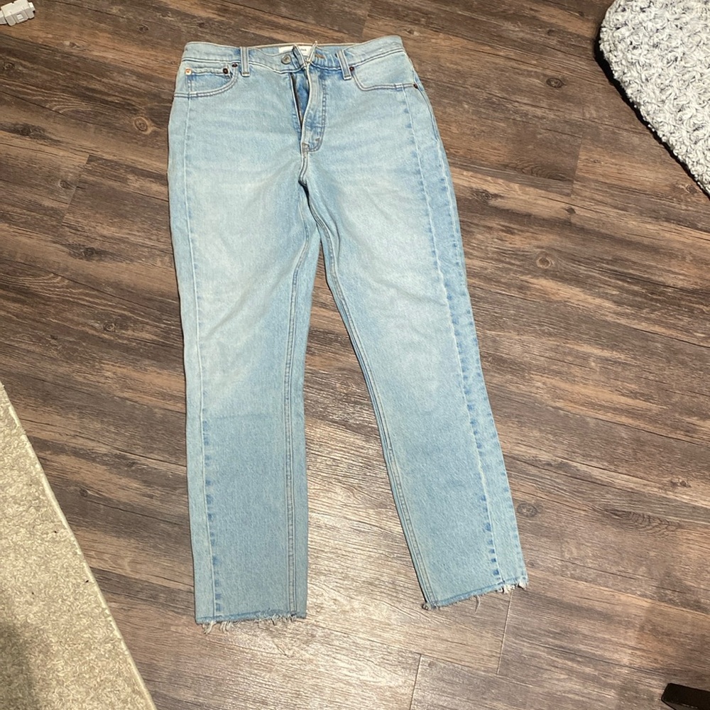 Abercrombie & Fitch Light Blue High Rise Jeans